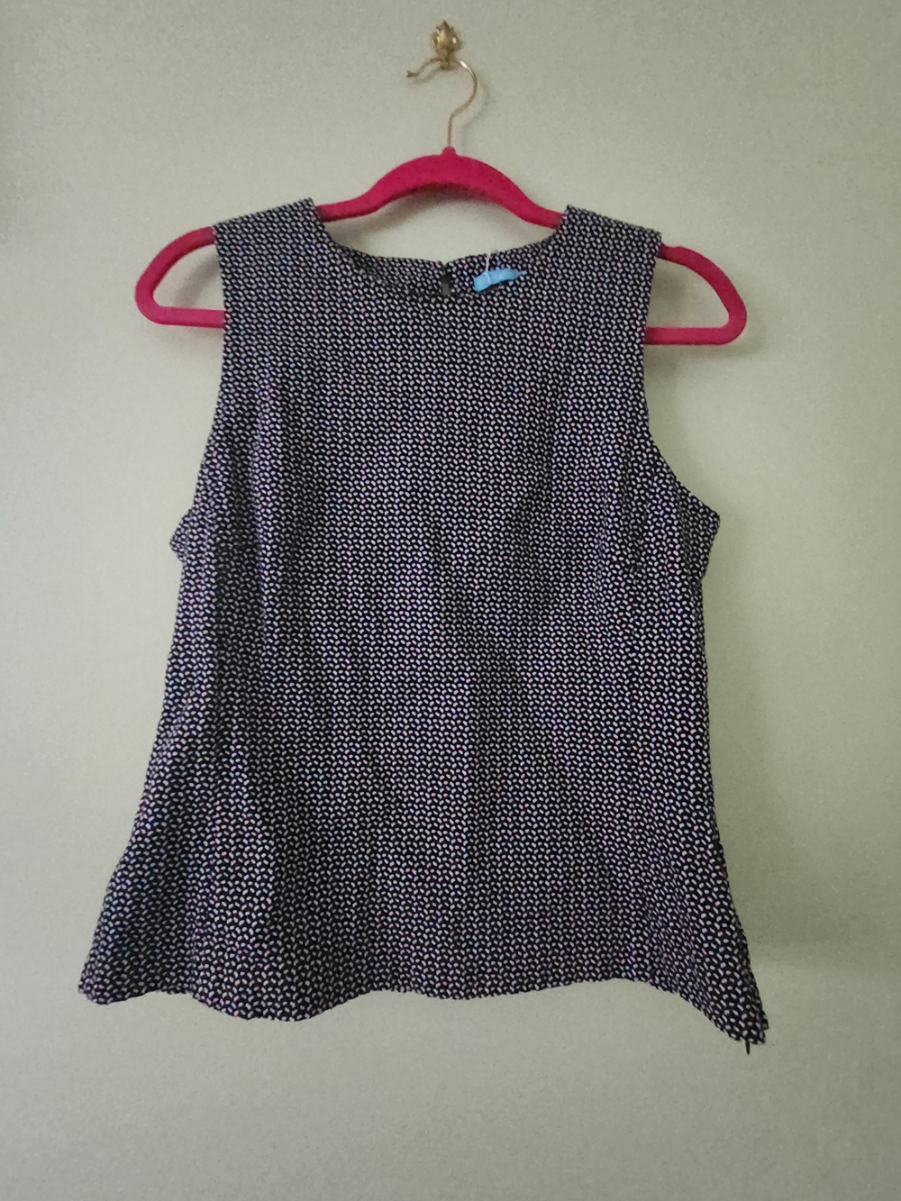 J. McLaughlin Dot Sleeveless Top